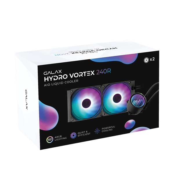 Galax Hydro Vortex 240R ARGB 240mm CPU Liquid Cooler (Black)